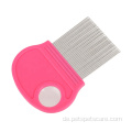 Cleaner Comb Pet Nadelkamm mit Lupeglas